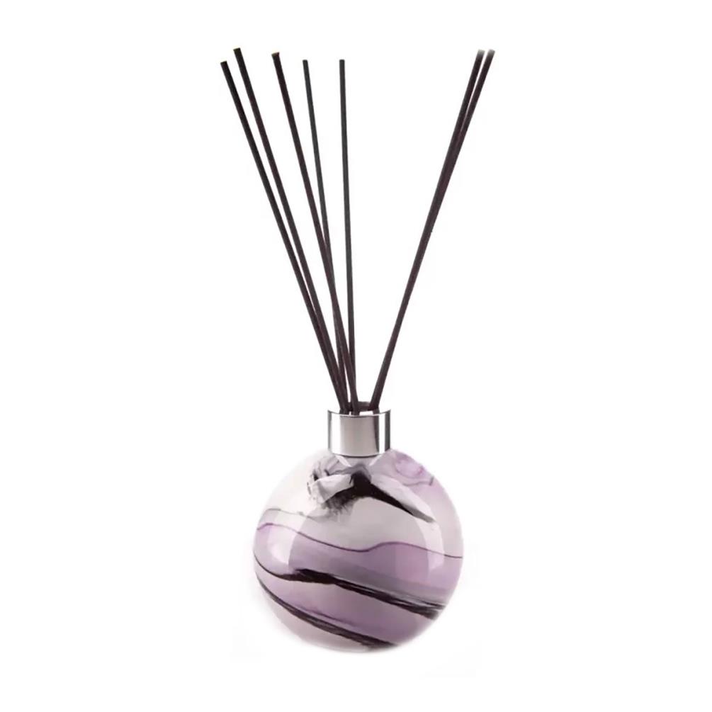 Amelia Art Glass Purple Moon Sphere Reed Diffuser £15.74